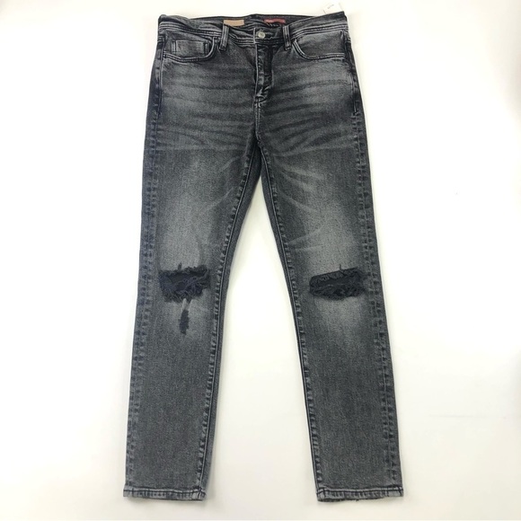 Anthropologie Pilcro Black Wash Vintage Straight Jeans Women's 29W - Picture 1 of 9